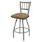 Holland Bar Stool Co 30" Swivel Bar Stool, Nickel Finish, Canter Sand Seat X810 - alternate 1